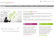 Tablet Screenshot of business2women.com